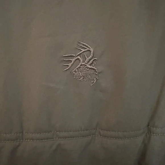 Olive Legendary Whitetails Women's Quilted Toggle Puffer Vest - Picture 7 of 8